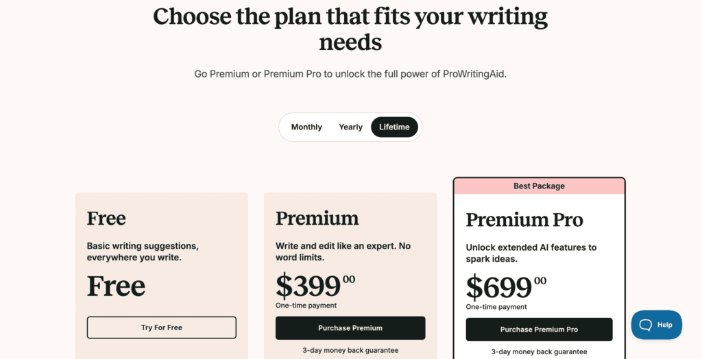 ProWritingAid Lifetime Deal 2